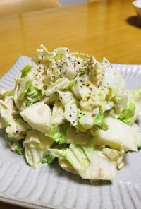 白菜とツナのマヨつゆサラダ