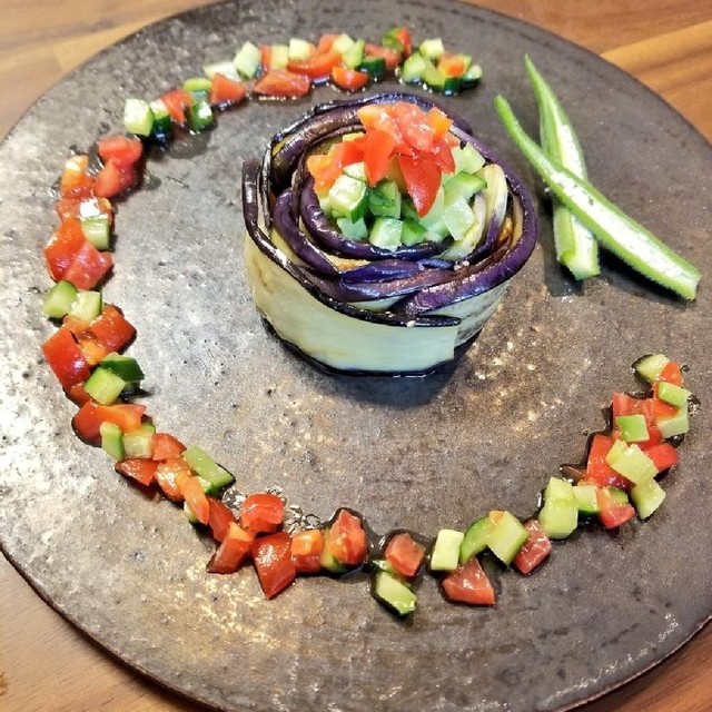 茄子の前菜セルクル仕立て レシピ 作り方 By Es I クックパッド 簡単おいしいみんなのレシピが378万品