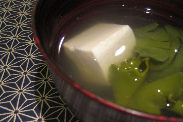 めかぶ茶でお吸い物 レシピ 作り方 By チコリママ クックパッド 簡単おいしいみんなのレシピが361万品