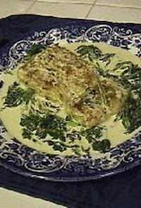 “白身魚のクリームソース de Tanto!”