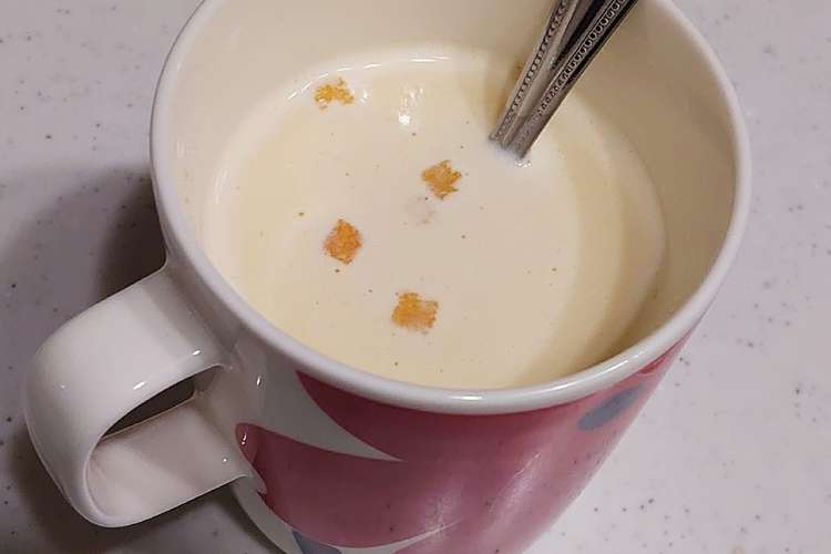 粉のコーンスープをひと手間で美味しく レシピ 作り方 By まみくん328 クックパッド 簡単おいしいみんなのレシピが357万品