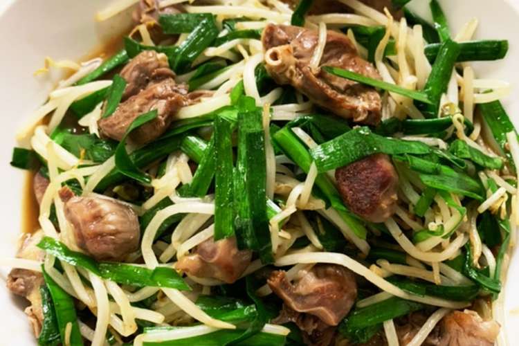 ずりと心のニラもやし炒め レシピ 作り方 By みつをパパ クックパッド 簡単おいしいみんなのレシピが356万品