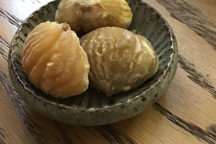 自分史上一番簡単 栗の皮むき レシピ 作り方 By 葉月優希 クックパッド