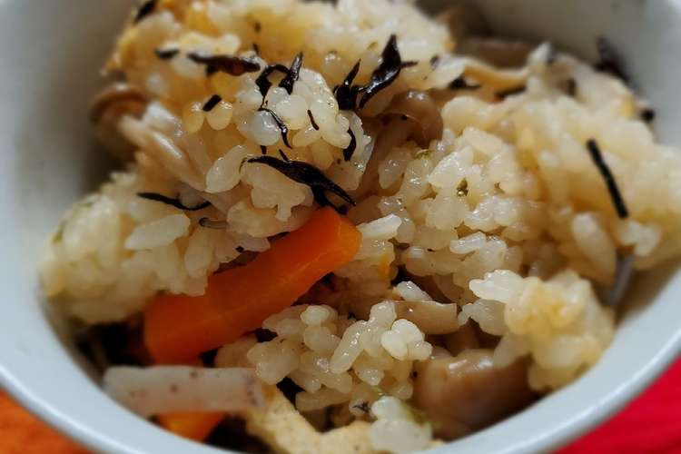 簡単しめじの炊き込みご飯 レシピ 作り方 By デイゴ クックパッド