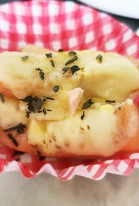 レンジで簡単　鮭のマヨチーズ！