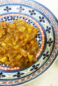 ✨牛肉のカレーあんかけ＆豆腐の味噌汁✨