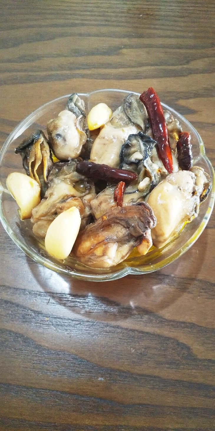 牡蠣のオイル煮の画像