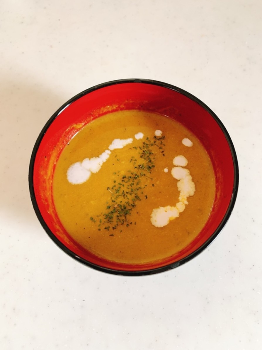 カボチャスープの画像