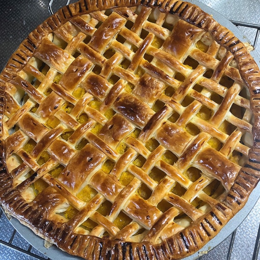 二層パンプキンパイのレシピ