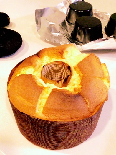 卵白の消費　シフォンケーキの写真