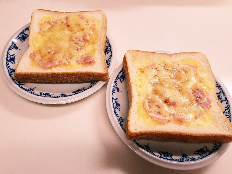 美味しい♪生ハムチーズはちみつトースト☆の画像