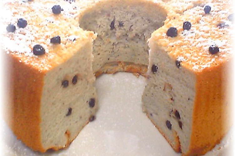 Oh ブルーベリー なシフォンケーキ レシピ 作り方 By ムーのしっぽ クックパッド