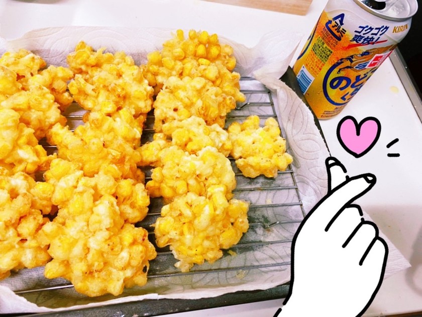 とうもろこしのかき揚げ by Az♡Cook 【クックパッド】 簡単おいしいみんなのレシピが356万品