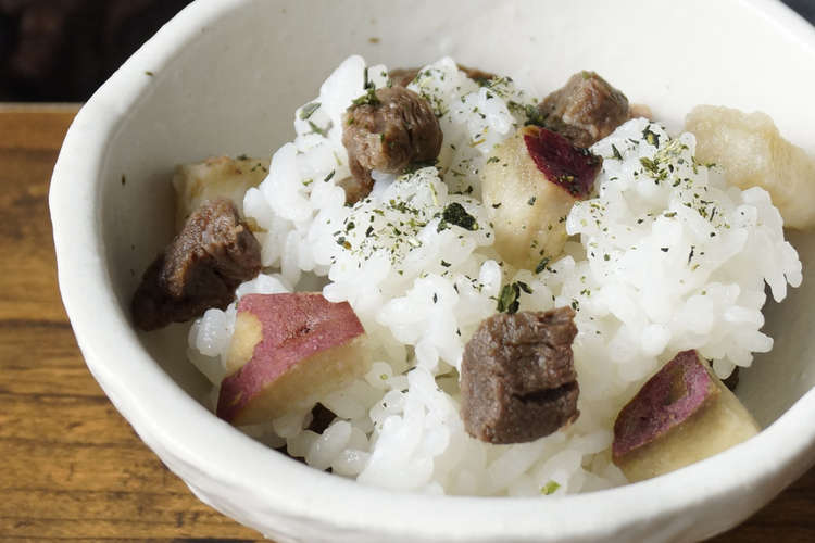 犬ごはん エゾ鹿肉とさつまいも混ぜごはん レシピ 作り方 By ローズちゃんママ クックパッド 簡単おいしいみんなのレシピが360万品