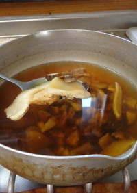 最速の干し椎茸の味噌汁