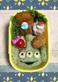みんなが作ってる キャラ弁 リトルグリーンメンのレシピ クックパッド 簡単おいしいみんなのレシピが350万品