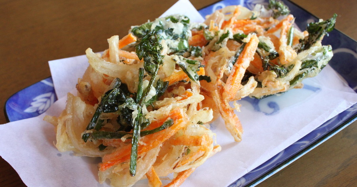 のらぼう菜とエビのかき揚げ by ゆめみちゃん☆ 【クックパッド】 簡単おいしいみんなのレシピが354万品