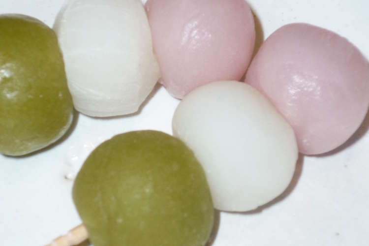 レンジで簡単和菓子 ちいさな三色団子 レシピ 作り方 By ケケャ クックパッド 簡単おいしいみんなのレシピが355万品