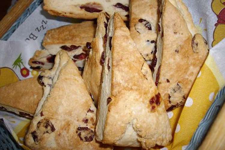 クランベリー スコーン レシピ 作り方 By まぶたん クックパッド 簡単おいしいみんなのレシピが357万品