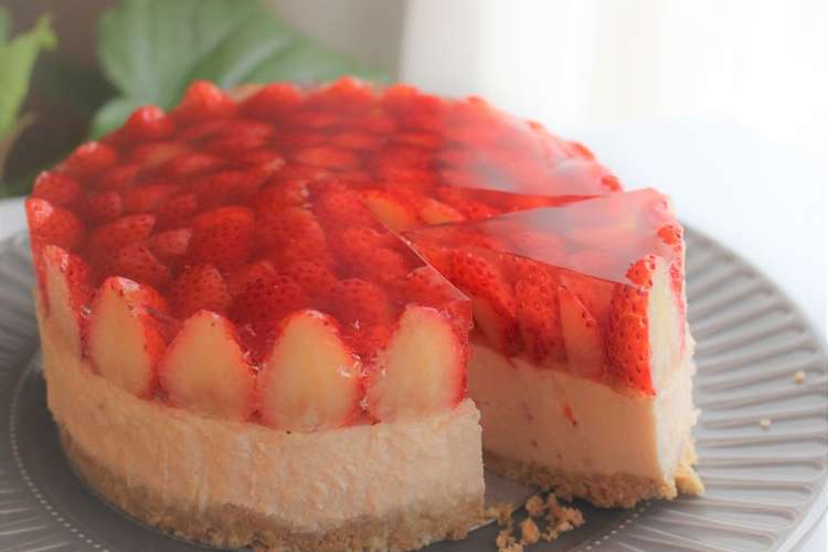 農家のレシピ 夏イチゴのレアチーズケーキ レシピ 作り方 By イチゴノマド クックパッド 簡単おいしいみんなのレシピが358万品