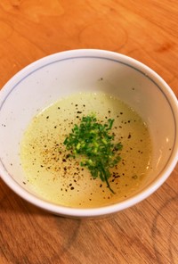 水炊き風鶏スープ