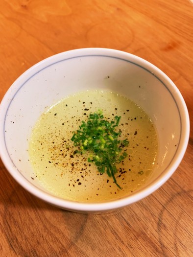 水炊き風鶏スープの写真