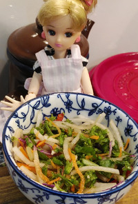 リカちゃん♡紫蘇の実サラダ(ポン酢)