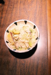 鶏の根菜クリームシチュー