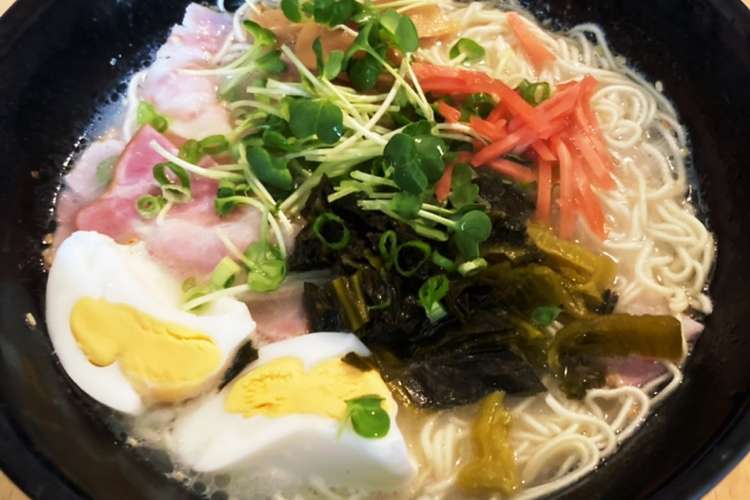 レビュー チャルメラバリカタ麺豚骨 レシピ 作り方 By Lala クックパッド 簡単おいしいみんなのレシピが361万品