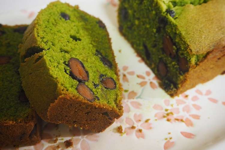 黒豆と抹茶の米粉パウンドケーキ レシピ 作り方 By 食いしん坊ハム子 クックパッド 簡単おいしいみんなのレシピが350万品