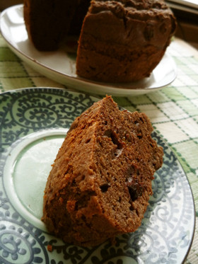 チョコレートラムケーキのレシピ