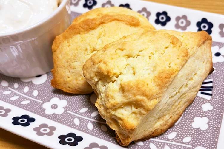 Hmと生クリームだけ ザクふわスコーン レシピ 作り方 By さわカフェ クックパッド 簡単おいしいみんなのレシピが375万品