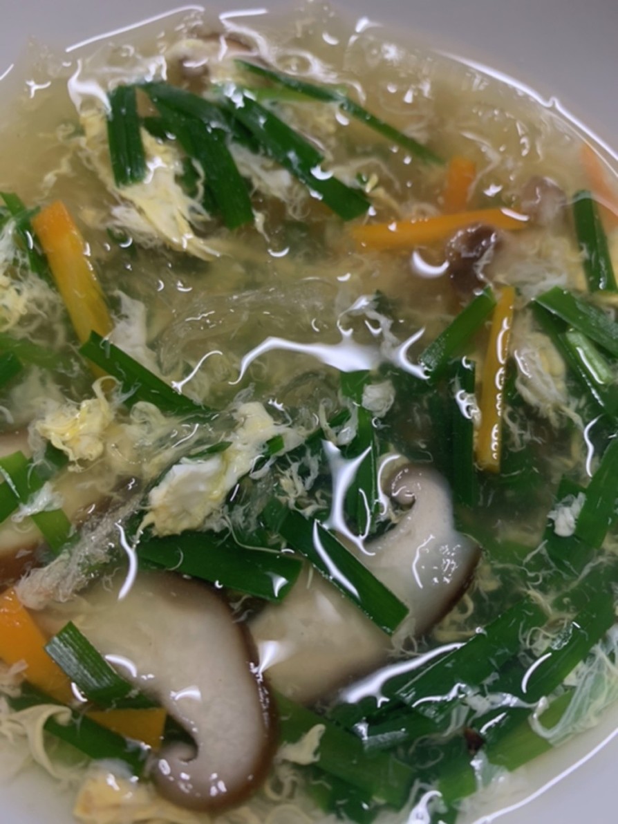 糖尿病対策で中華スープの画像