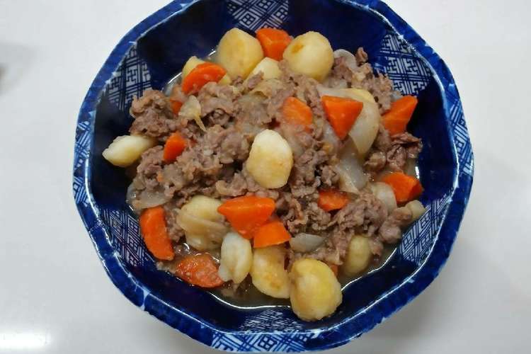 お肉たっぷり肉じゃが レシピ 作り方 By はまちgogo クックパッド 簡単おいしいみんなのレシピが377万品