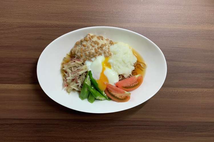 薬味たっぷり納豆ネバネバそば レシピ 作り方 By Sanoto クックパッド
