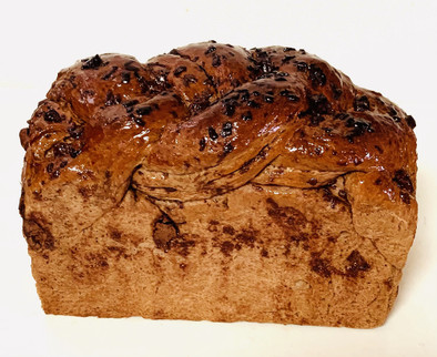 編みチョコ食パンの写真