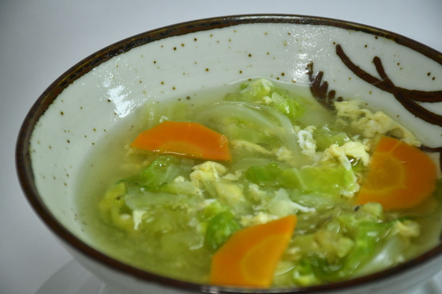 中華風「具だくさん野菜スープ」の画像