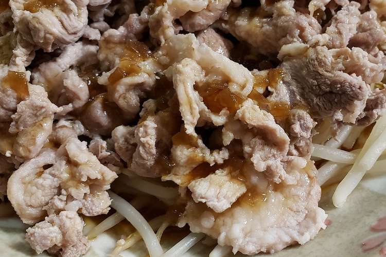 豚もやし おろしポン酢かけ レシピ 作り方 By ブルサマ クックパッド 簡単おいしいみんなのレシピが359万品