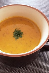 ほっこりかぼちゃとにんじんと栗のスープ