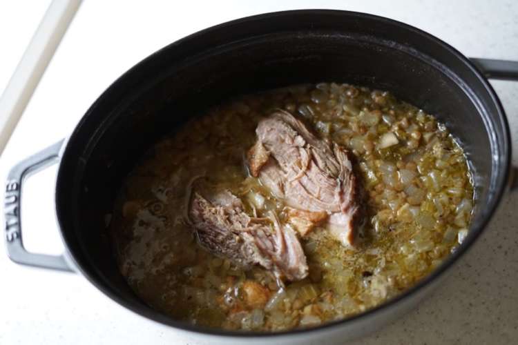 塩豚とレンズ豆の煮込み レシピ 作り方 By Azzuuu クックパッド 簡単おいしいみんなのレシピが357万品