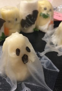 ハッピー生春巻き・ハロウィンおばけ