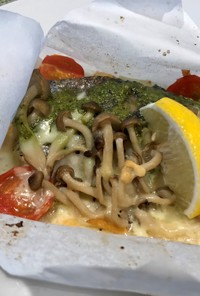 魚のカルトッチョ~イタリア風紙包み焼き~