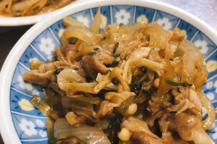 豚肉と玉ねぎとえのきの甘辛焼き レシピ 作り方 By Aiai クックパッド 簡単おいしいみんなのレシピが350万品