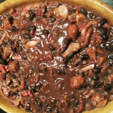 ブラジルの豆料理　フェジョアーダの写真