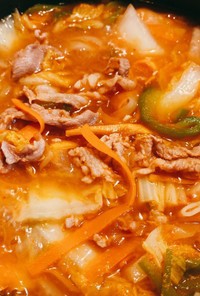 豚こまでも柔らかコクうま簡単韓国スープ