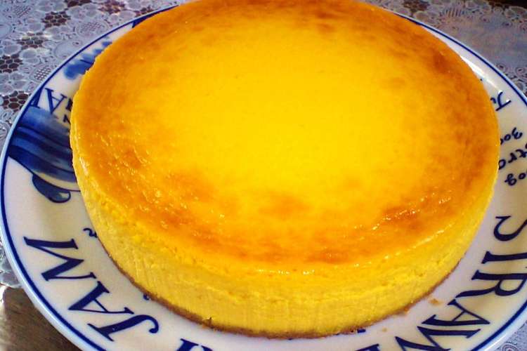 かぼちゃのニューヨークチーズケーキ レシピ 作り方 By Mrシモブクレ クックパッド 簡単おいしいみんなのレシピが349万品