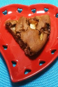 りんごとマシュマロのココアケーキ