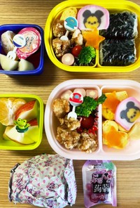 幼稚園お弁当☆年長年少　秋の遠足