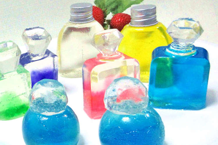 食べられる香水 キュートな琥珀糖の香水瓶 レシピ 作り方 By Minly3 クックパッド 簡単おいしいみんなのレシピが360万品