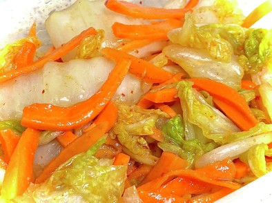 あま〜い　白菜　キムチ　タロの弁当番外編の写真